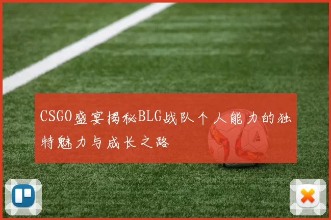 CSGO盛宴揭秘BLG战队个人能力的独特魅力与成长之路