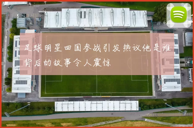 足球明星回国参战引发热议他是谁背后的故事令人震惊